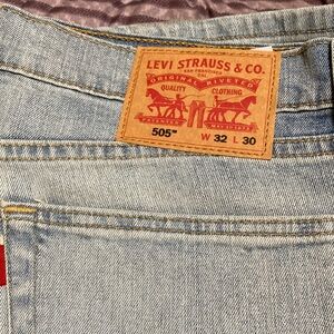 Levi's 505 Denim Jeans in Light Blue